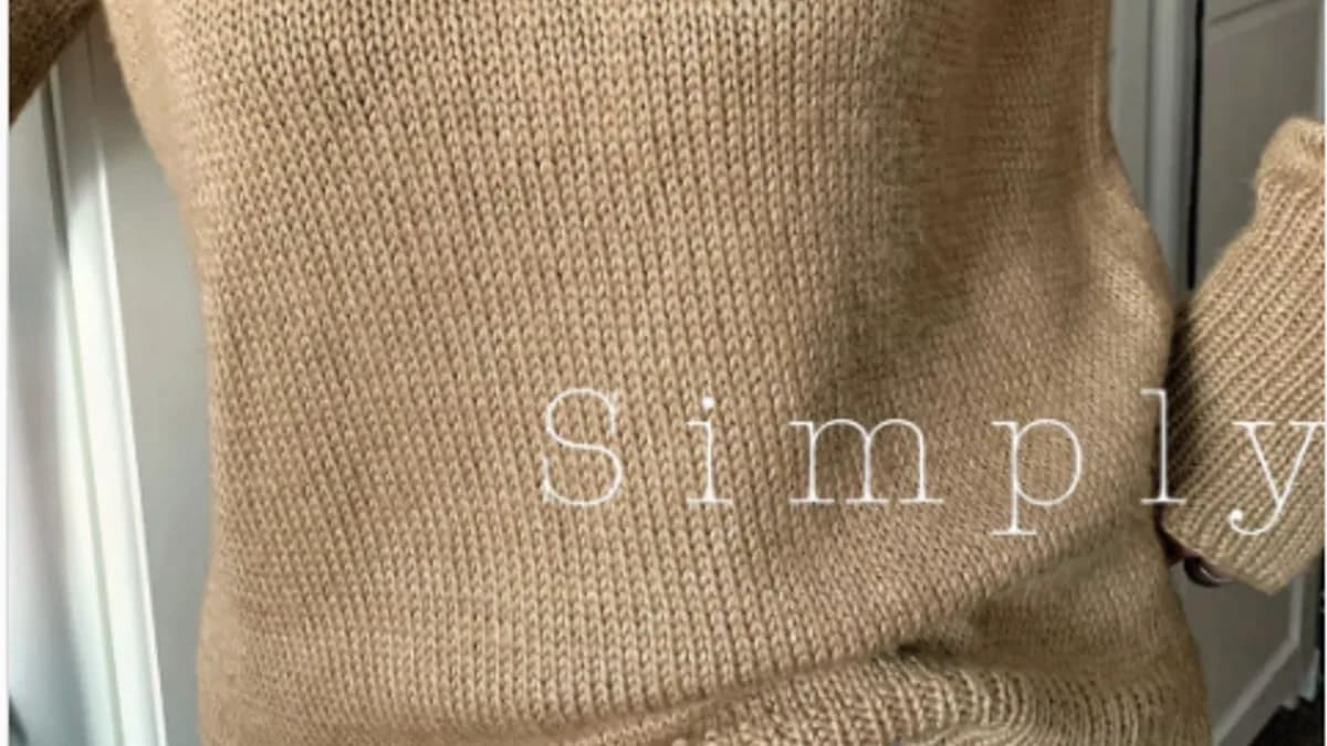 Обложка курса: [miroshka_knitwear] Свитер «Simply» (Анастасия Бычкова). Площадка: Складчина.biz