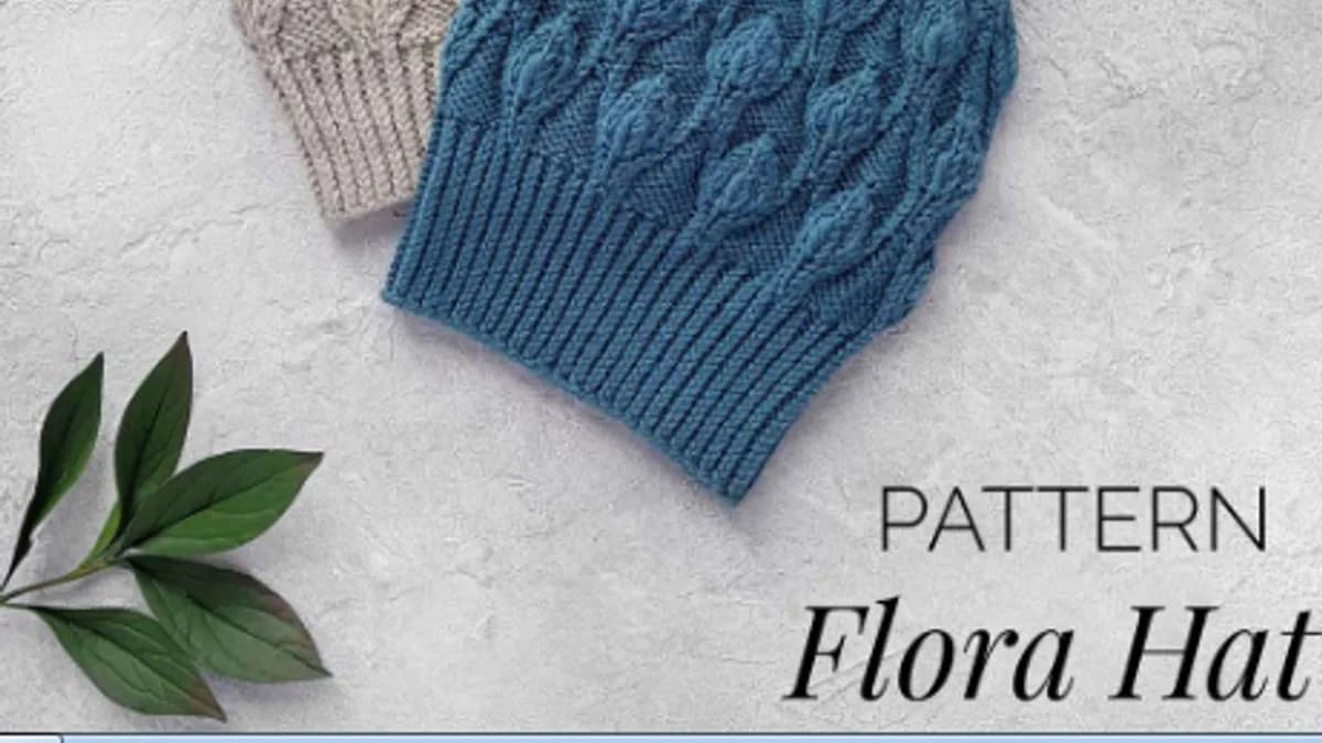 Обложка курса: [miss_knitochka] Шапка «Flora Hat» (Вера Павлюк). Площадка: Складчина.biz