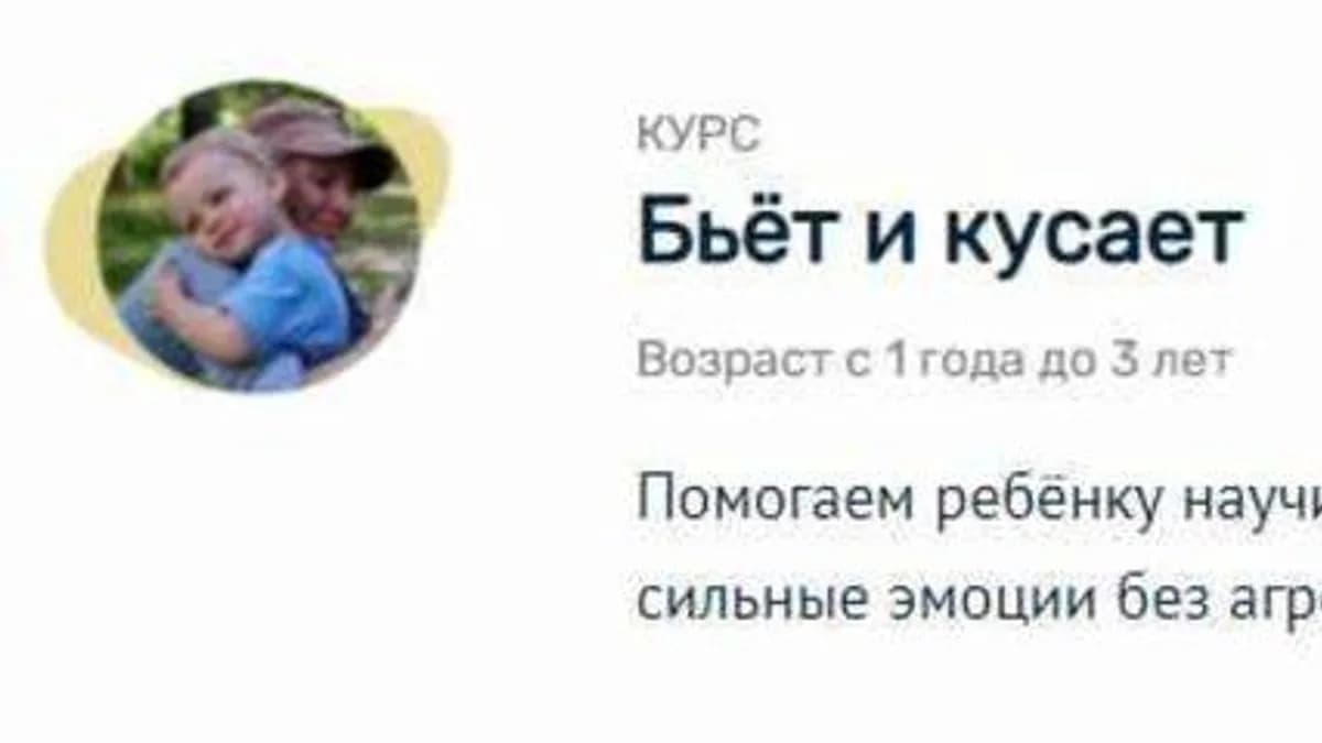 Обложка курса: [Монтессори.Дети] Бьёт и кусает. От 1 года до 3 лет. Площадка: Складчина.biz