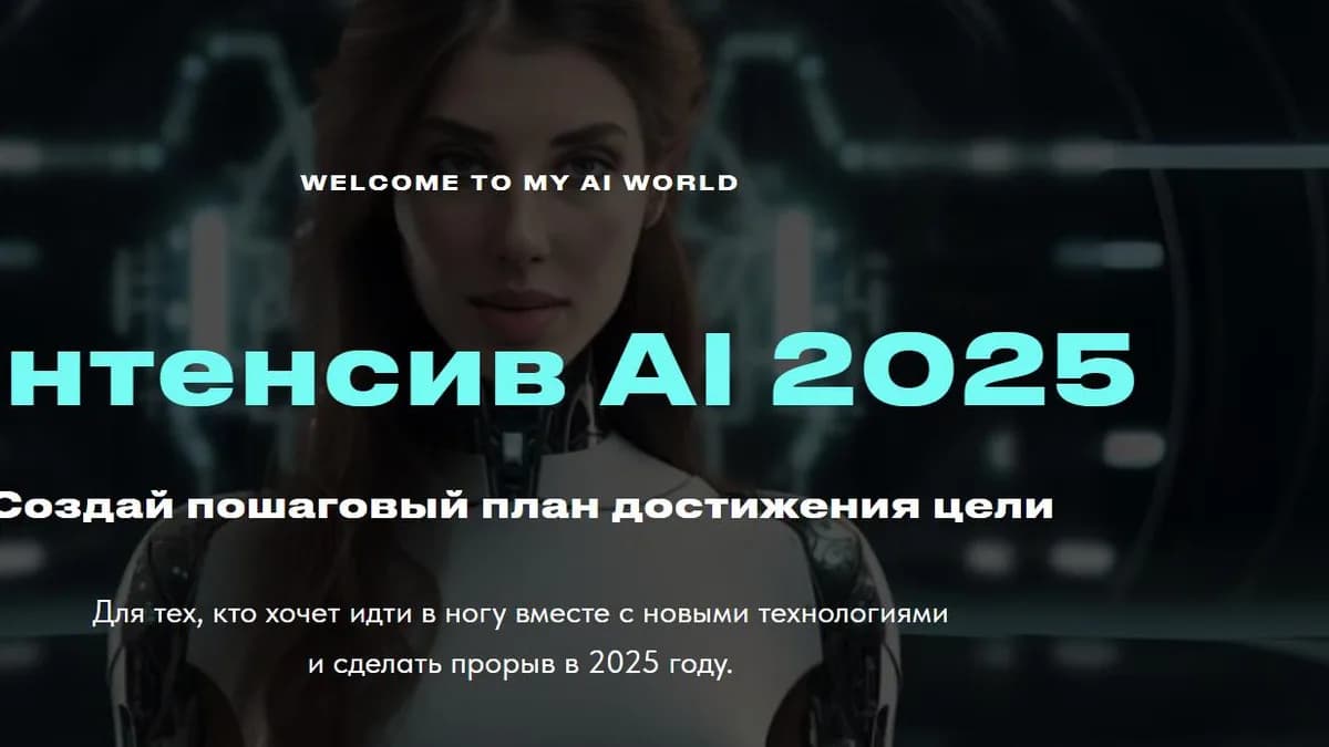 Обложка курса: [Morning Space Ai] Интенсив AI 2025 (Валерия Ананян). Площадка: Складчина.biz