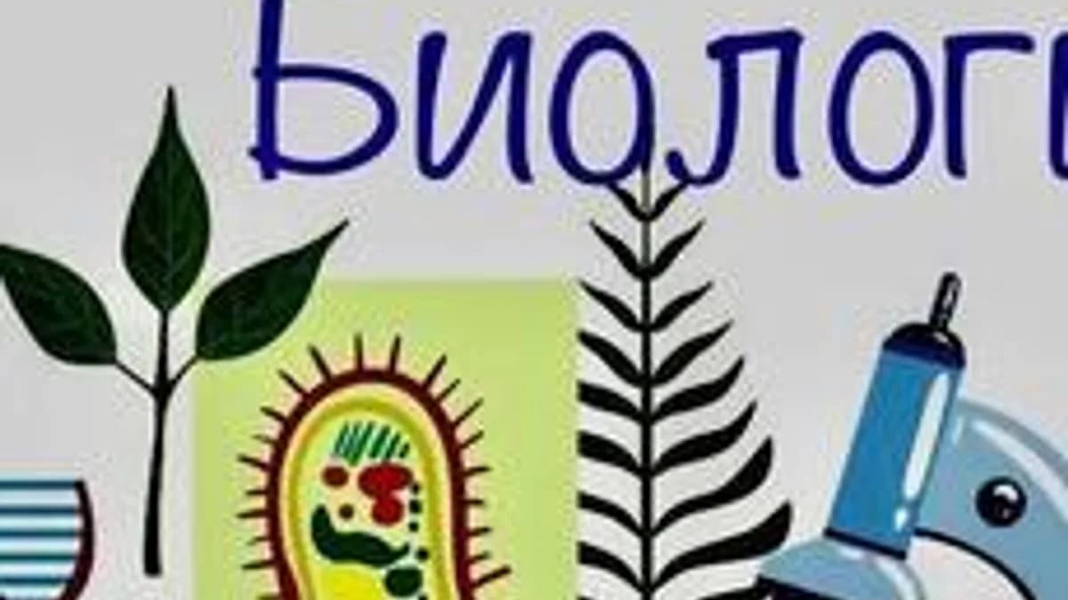 Обложка курса «Начальная биология» на Stepik
