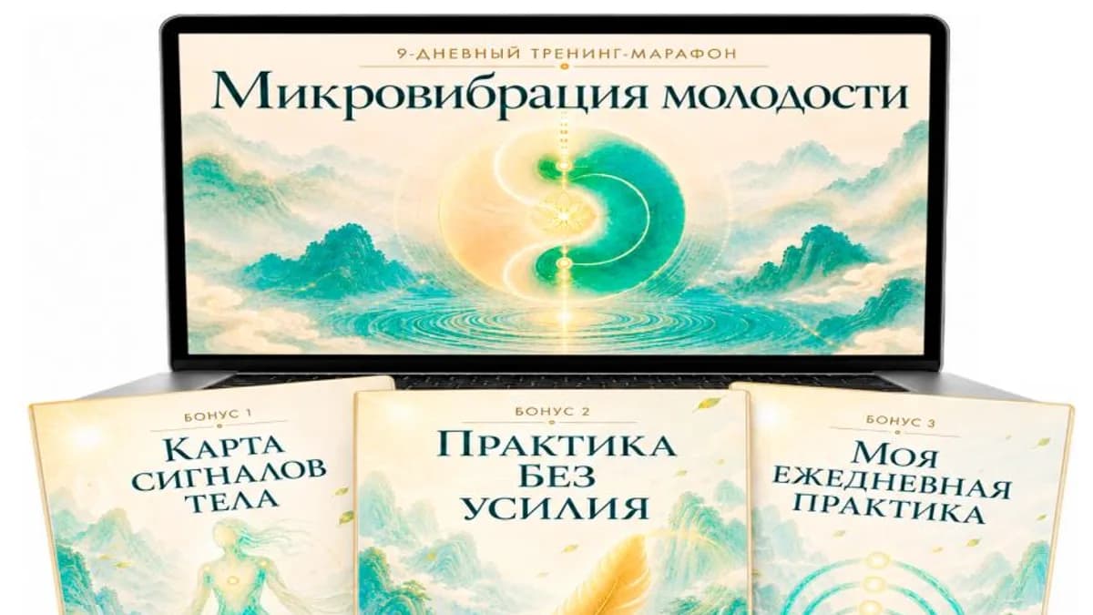 Обложка курса: [Неоглори] Микровибрация молодости. Площадка: Складчина.biz
