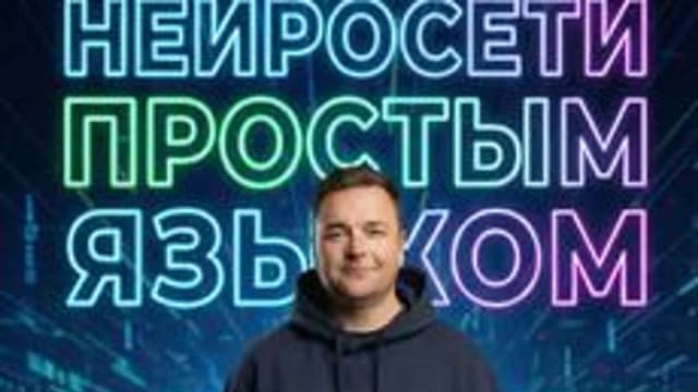 Обложка курса «Нейросети простым языком» на Stepik