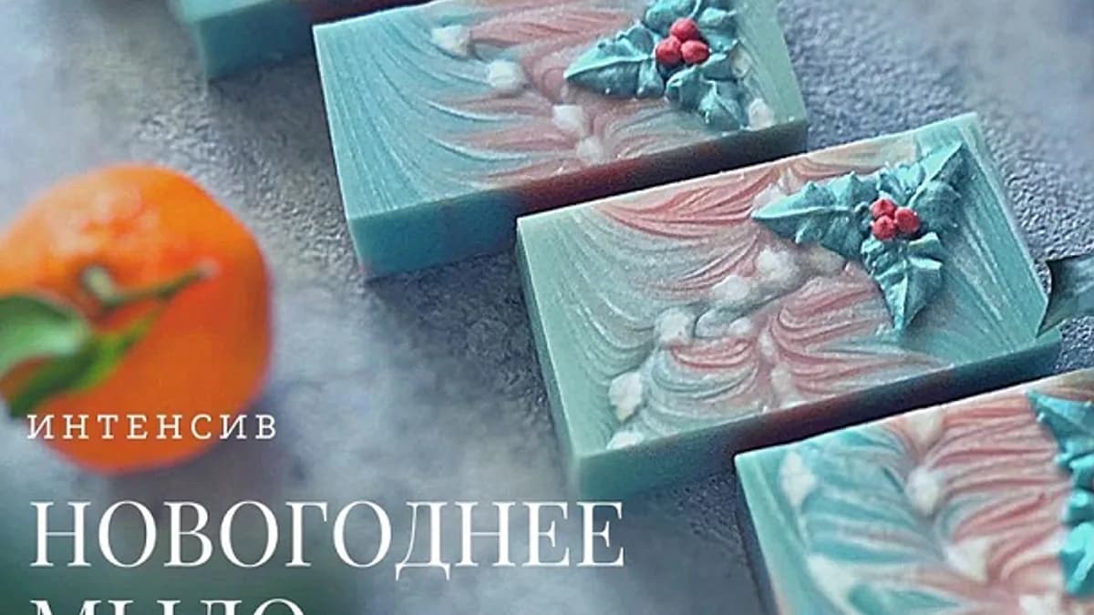 Обложка курса: Новогоднее мыло [milani_soap]. Площадка: Складчик