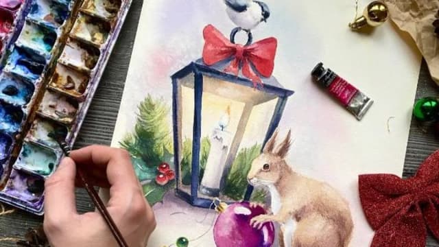 Обложка курса: Новогоднее настроение [Ольга Япарова]. Площадка: Складчик