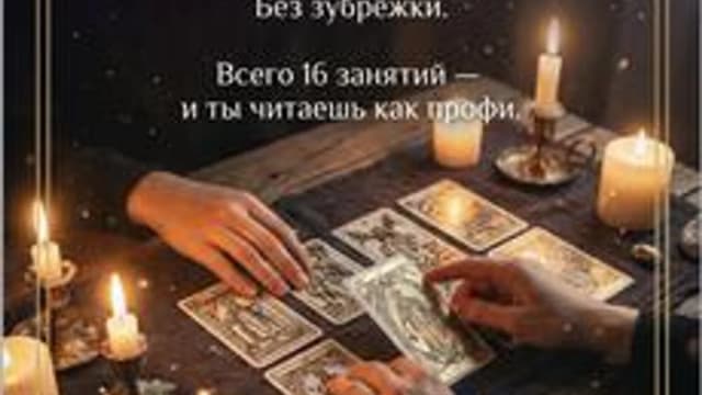 Обложка курса «Обучение таро» на Stepik