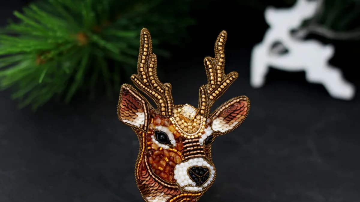 Обложка курса: Олень (christie_jewelry). Площадка: Складчина.biz