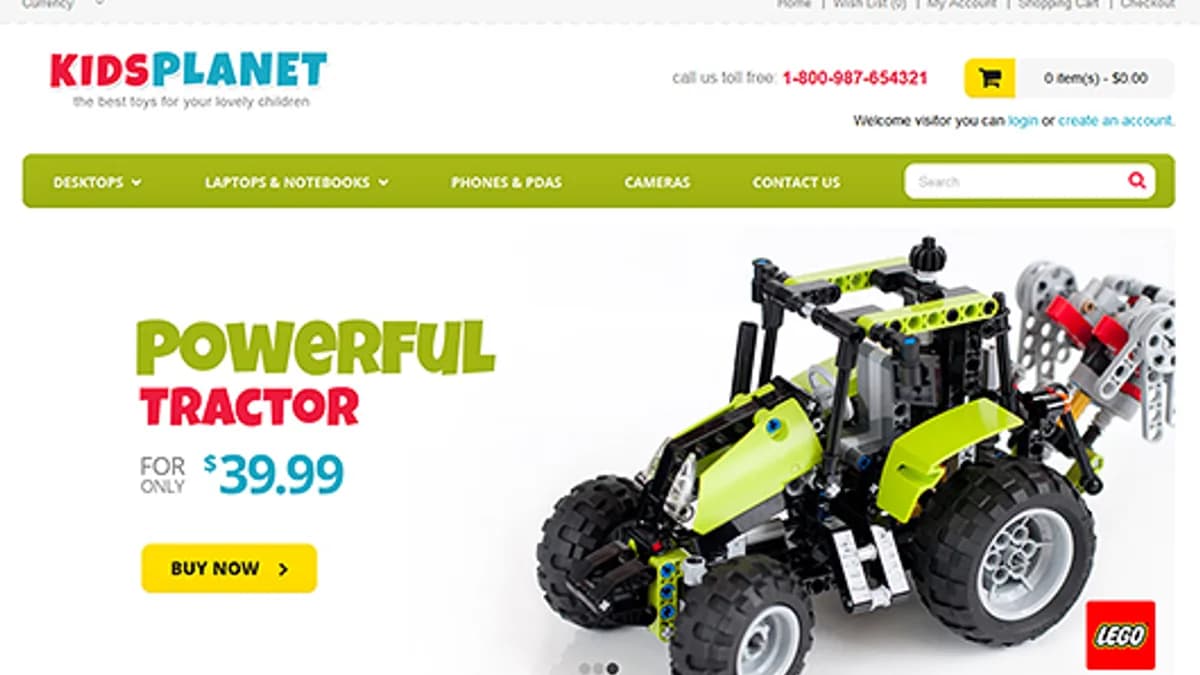 Обложка курса: [OpenCart] Kids Planet. Площадка: Складчик