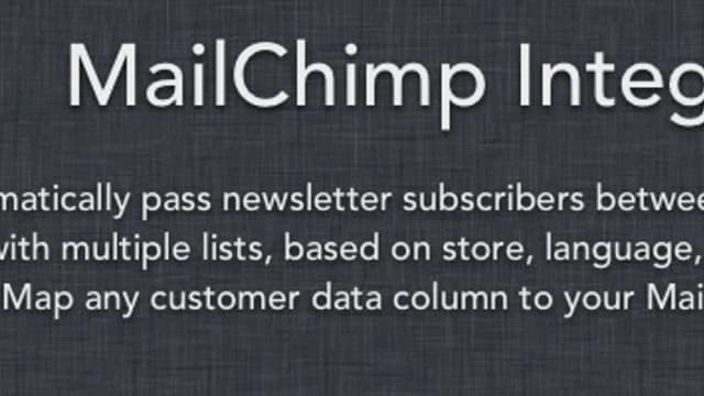 Обложка курса: [Opencart] MailChimp Integration Pro. Площадка: Складчик