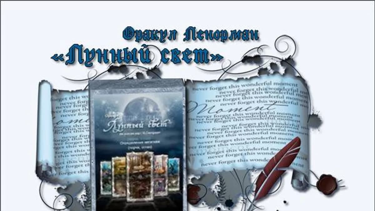 Обложка курса: Оракул Ленорман «Лунный свет» [Лиана Шарол]. Площадка: Складчик