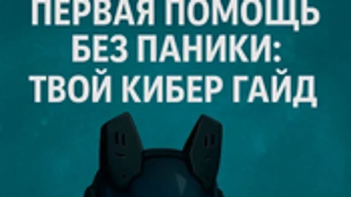 Обложка курса: Первая помощь без паники. Твой кибер-гайд [Кибер Док]. Площадка: Складчик