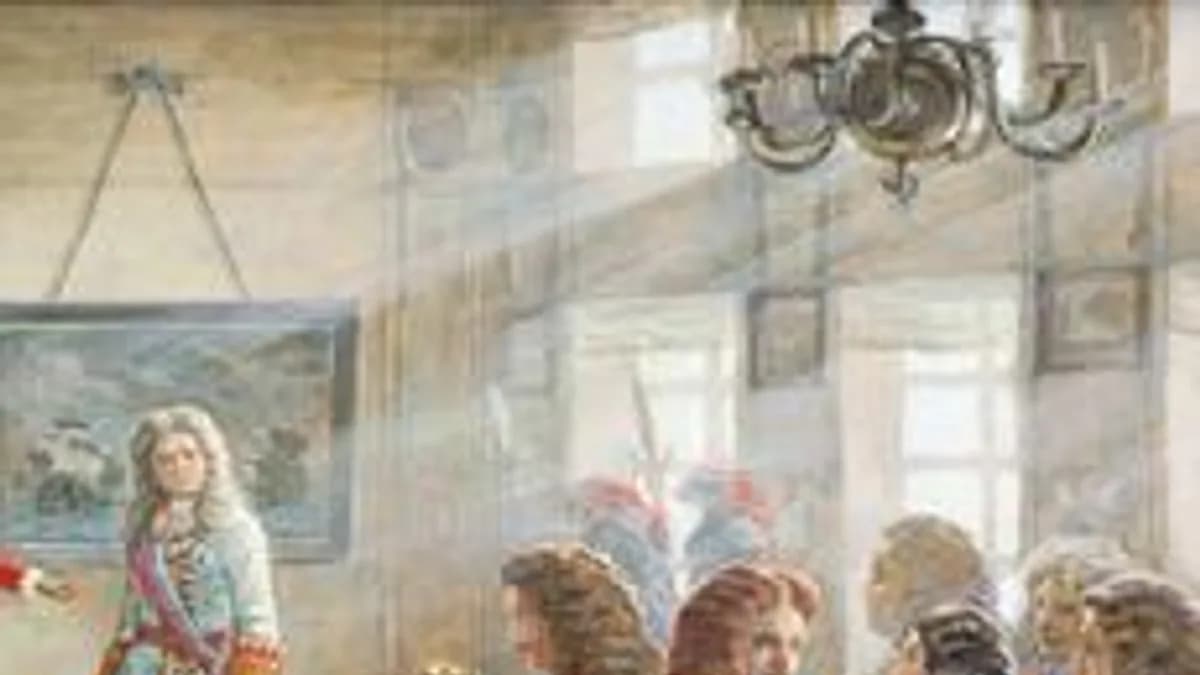 Обложка курса «Петровские реформы» на Stepik