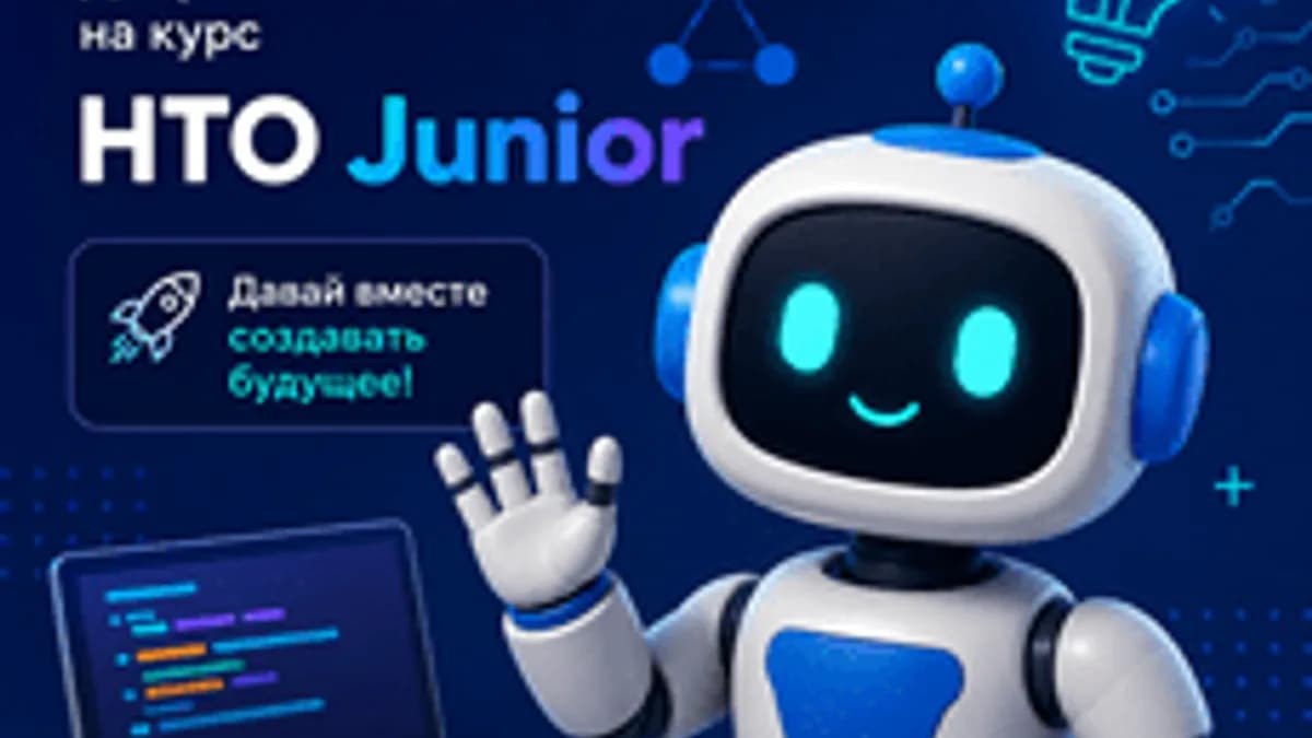 Обложка курса «Подготовка к НТО Junior» на Stepik