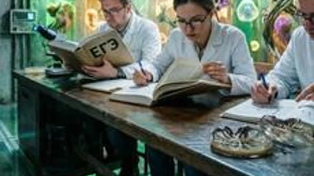 Обложка курса «Подпольная биология 34» на Stepik