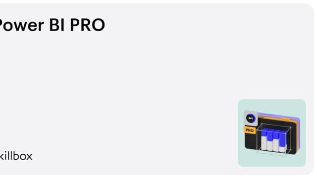 Обложка курса «Power BI PRO» на Skillbox