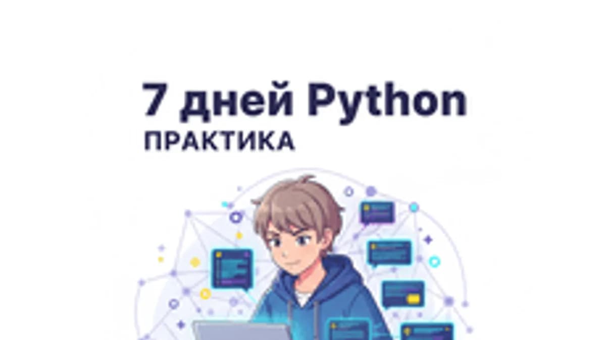 Обложка курса «Практика Python» на Stepik