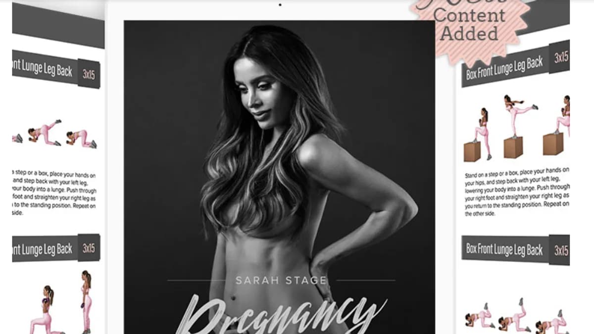 Обложка курса: Pregnancy fitness. Площадка: Складчик
