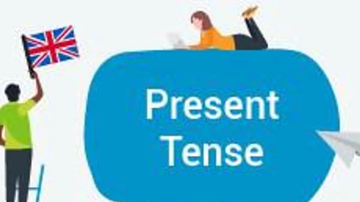 Обложка курса «Present Tenses» на Stepik