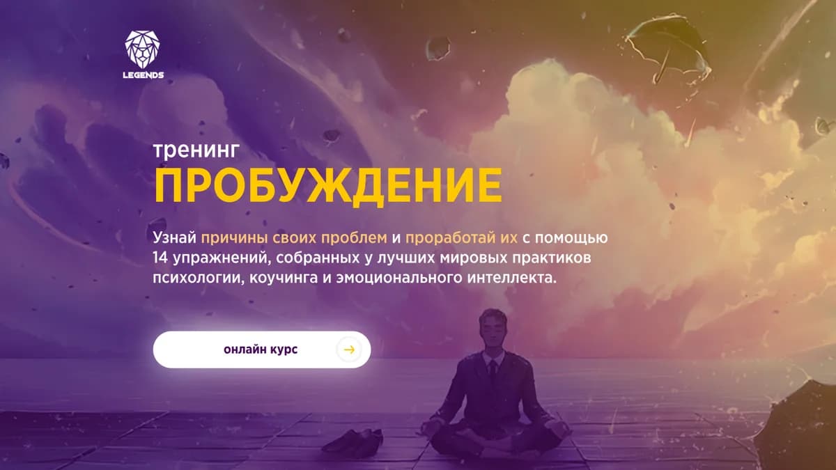 Обложка курса: Пробуждение [Леон Райз]. Площадка: Складчик