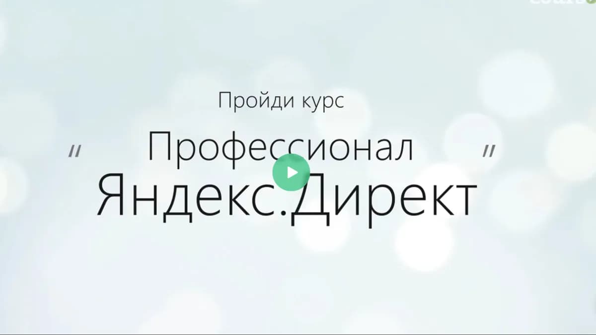 Обложка курса: Профессионал Яндекс.Директ. Площадка: Складчина.biz