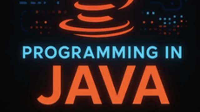 Обложка курса «Программирование на Java» на Stepik