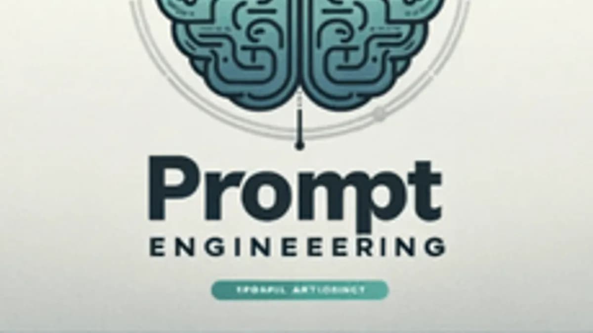 Обложка курса «Prompt Engineering for ChatGPT» на Stepik