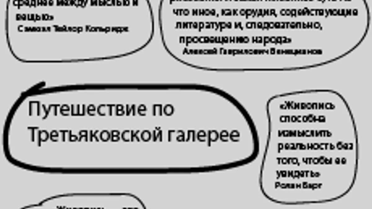 Обложка курса «Путешествие по Третьяковской галерее» на Stepik
