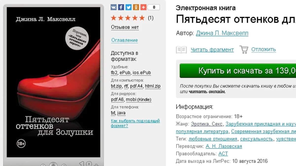 Обложка курса: Пятьдесят оттенков для Золушки.. Площадка: Складчик