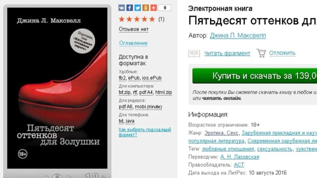 Обложка курса: Пятьдесят оттенков для Золушки.. Площадка: Складчик