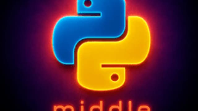 Обложка курса «Python для мидлов» на Stepik