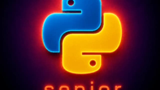 Обложка курса «Python для сеньоров» на Stepik