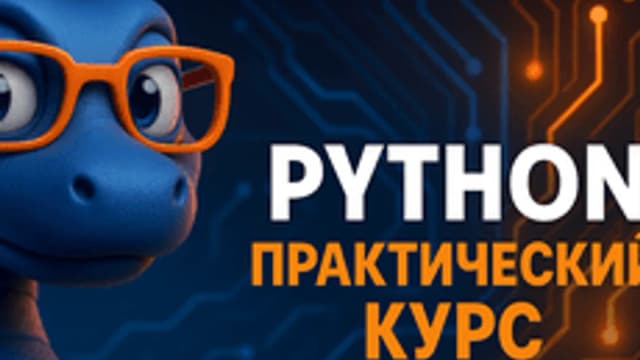 Обложка курса «Python практический курс» на Stepik