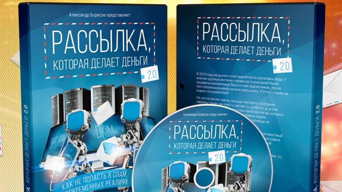 Обложка курса: Рассылка, которая делает деньги 2.0 (Александр Борисов). Площадка: Складчина.biz