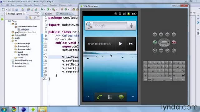 Обложка курса: Разработка приложений под Android на Java [Lynda.com] (RUS). Площадка: Складчик