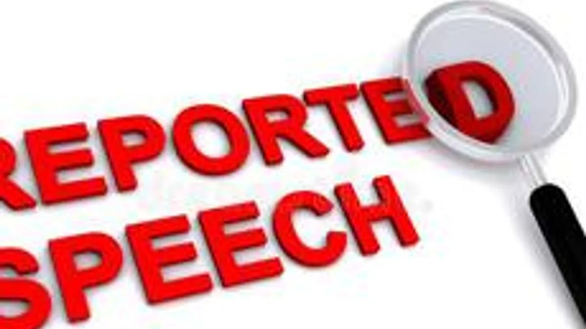 Обложка курса «Reported speech» на Stepik