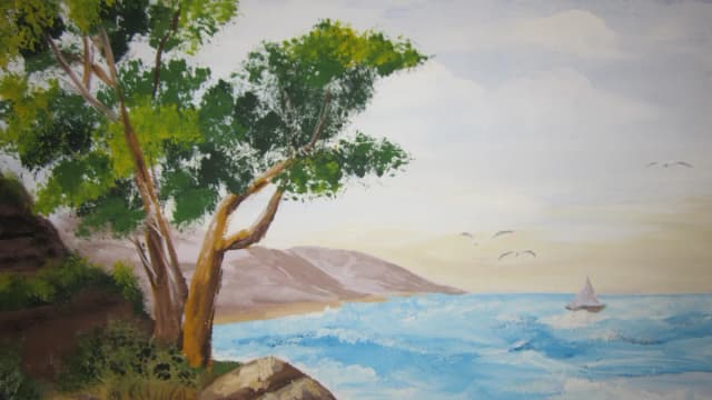 Обложка курса: [Рисование] Морской пейзаж. Площадка: Складчик