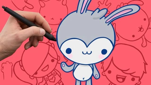 Обложка курса: Рисуем миленьких персонажей. Площадка: Складчик