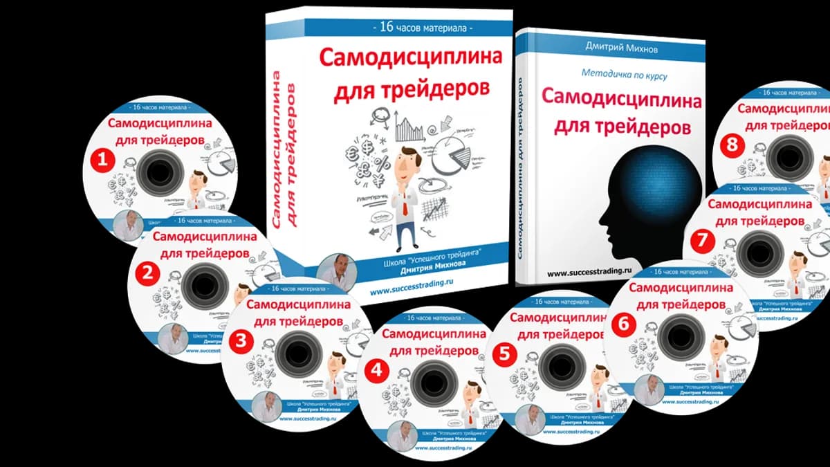 Обложка курса: Самодисциплина для трейдеров. Площадка: Складчик
