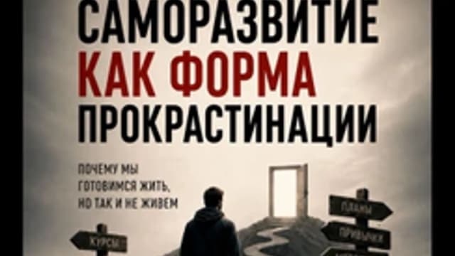 Обложка курса: Саморазвитие как форма прокрастинации [Олег Хабовец]. Площадка: Складчик