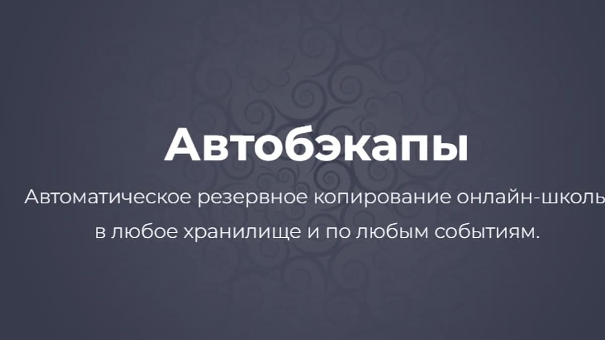 Обложка курса: [School-Master] Автобэкапы. Площадка: Складчина.biz