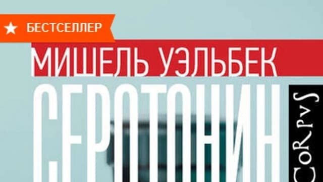 Обложка курса: Серотонин (Мишель Уэльбек). Площадка: Складчина.biz
