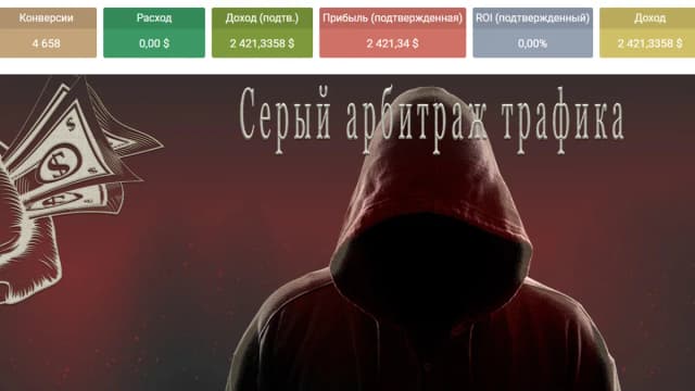 Обложка курса: Серый арбитраж трафика 2022. Площадка: Складчик