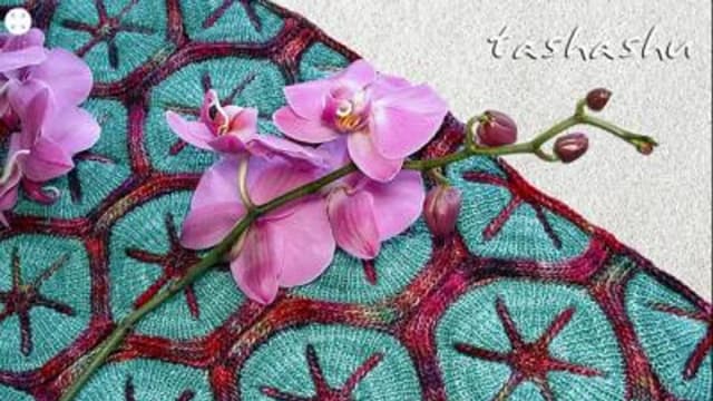 Обложка курса: Шарф Коралловый Риф (Светлана Гордон). Площадка: Складчина.biz