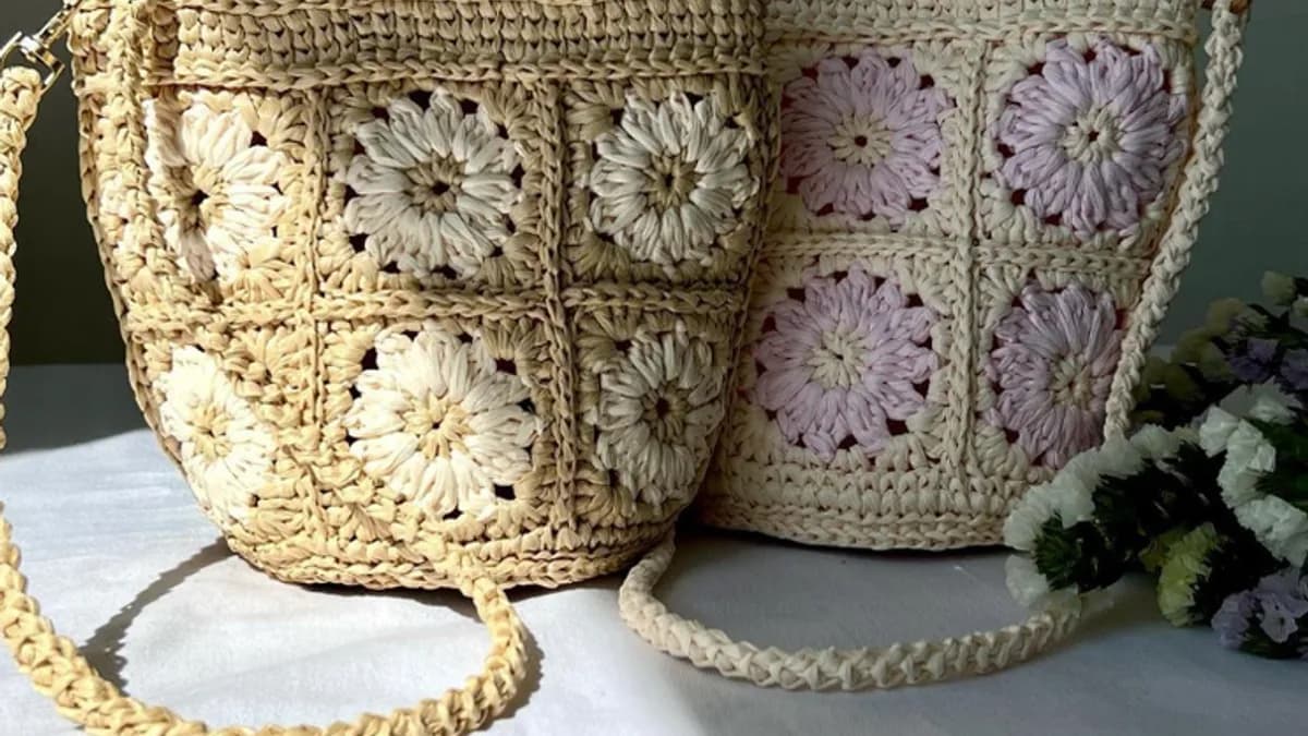 Обложка курса: [shkepu_lena] Сумка Daisy bag (Елена Шкепу). Площадка: Складчина.biz