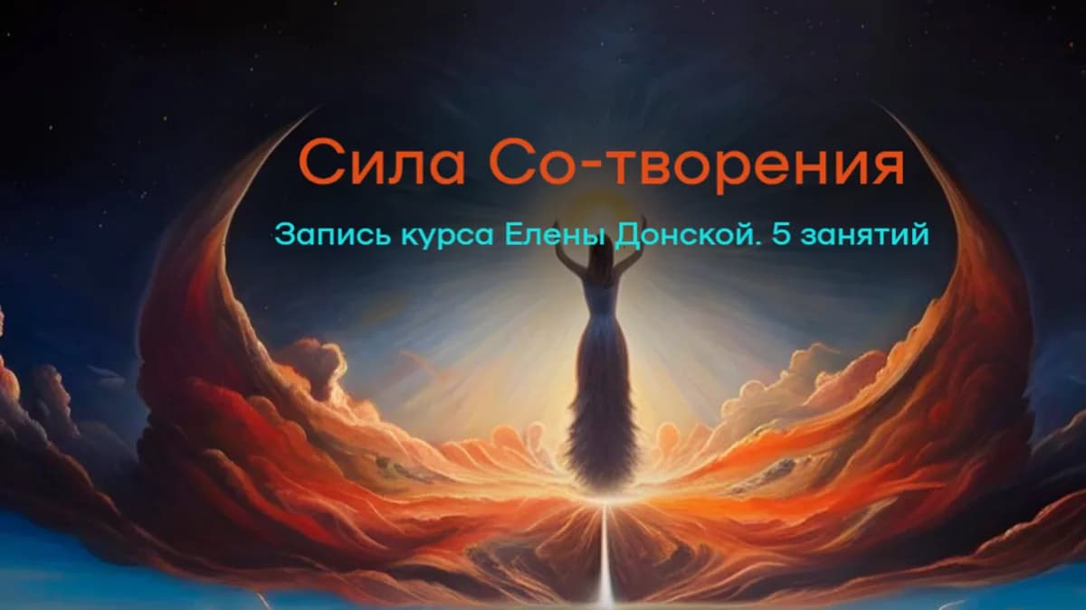Обложка курса: Сила Со-Творения [Елена Донская]. Площадка: Складчик