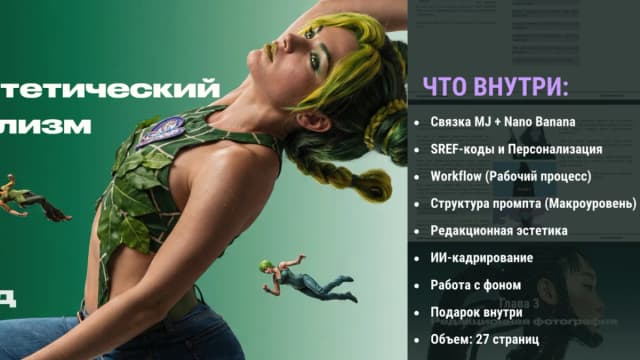 Обложка курса: Синтетический реализм. Площадка: Складчик