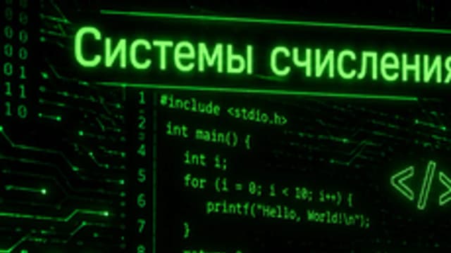 Обложка курса «Системы счисления» на Stepik