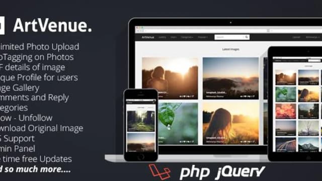 Обложка курса: Скрипт фотогалереи ArtVenue Community Script. Площадка: Складчик