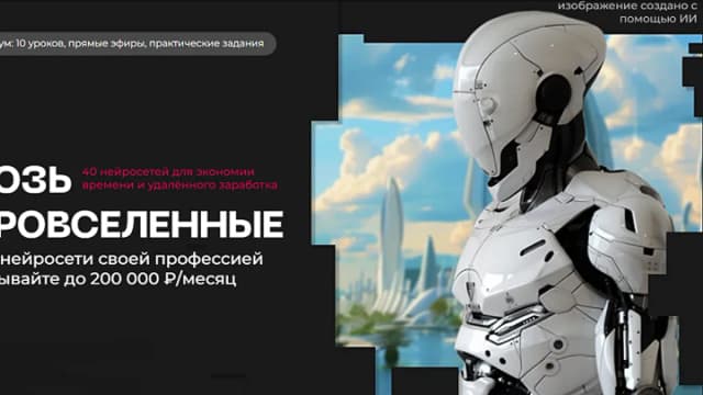 Обложка курса: Сквозь нейровселенные 2.0 [Сергей Эль]. Площадка: Складчик