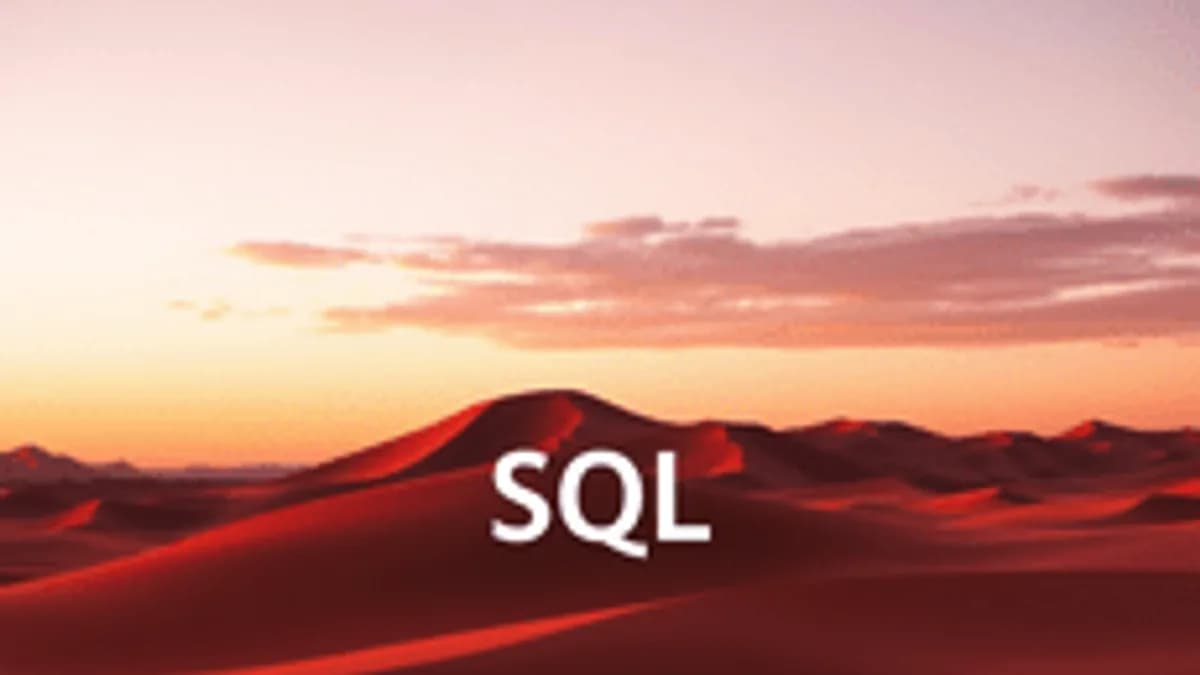 Обложка курса «SQL без воды» на Stepik